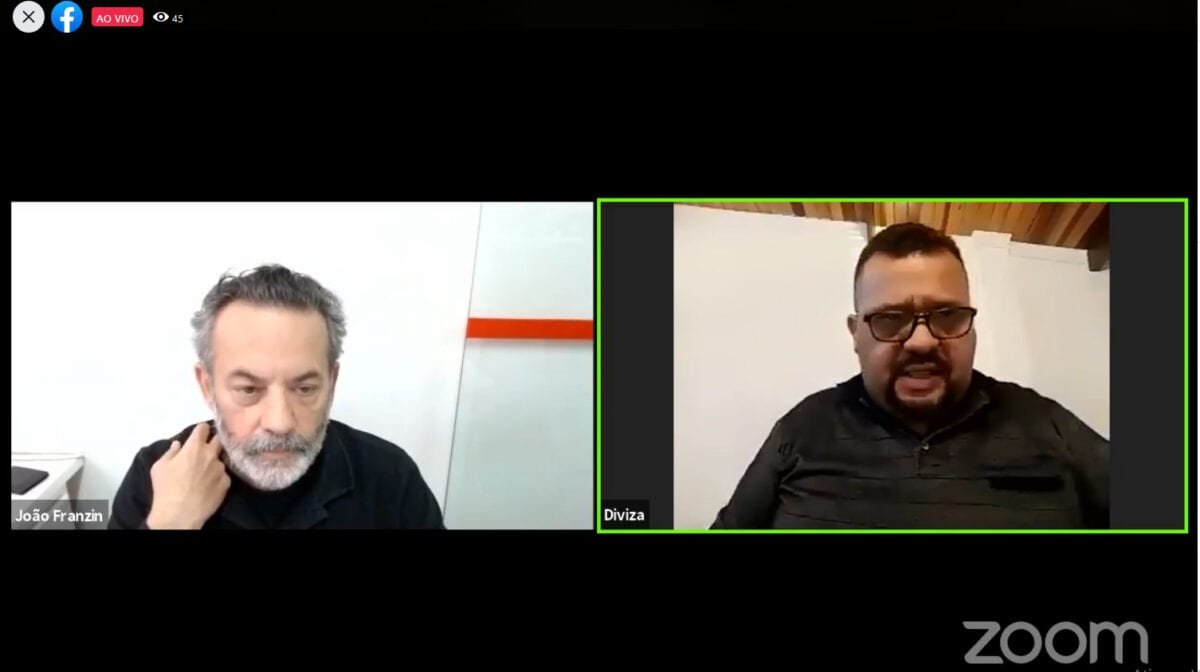 Live recebe dirigente do Sindicato dos Correios SP