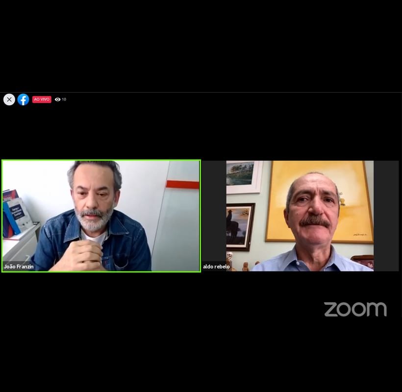 Live da Agência entrevista ex-ministro Aldo Rebelo