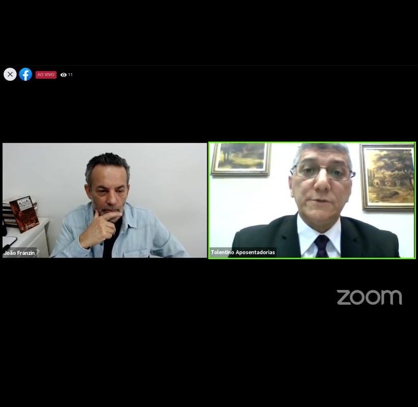 Live da Agência debate aposentadorias