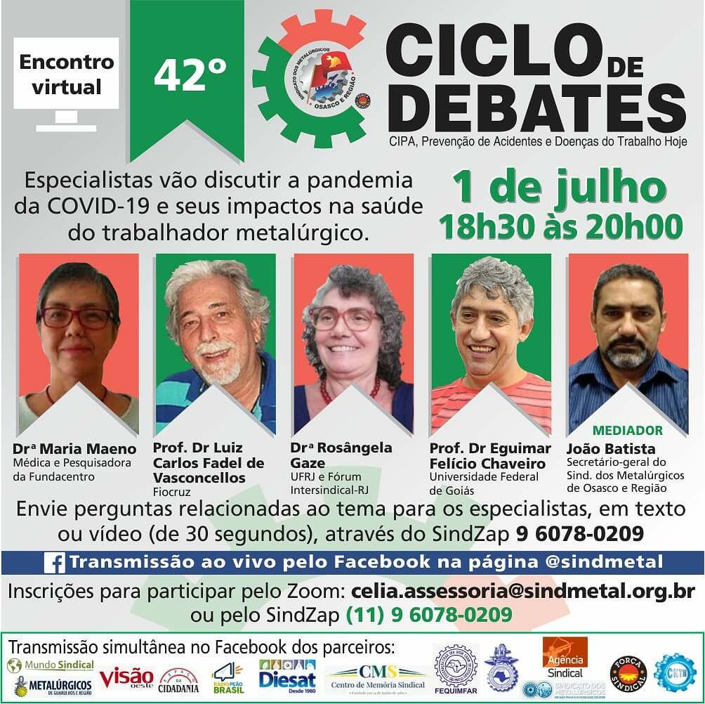 Metalúrgicos de Osasco promovem Ciclo de Debates