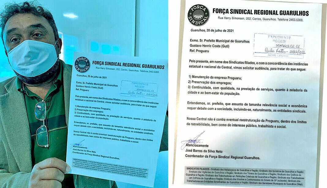 Força Guarulhos pede audiência a Guti pela continuidade da Proguaru