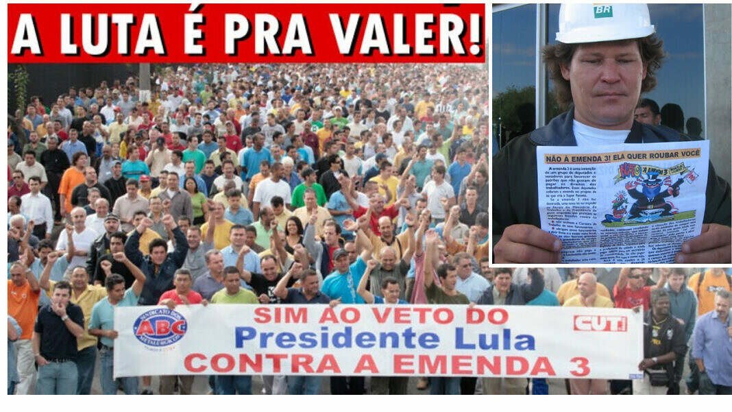 Sindicalismo lembra que veto de Lula barrou pejotização