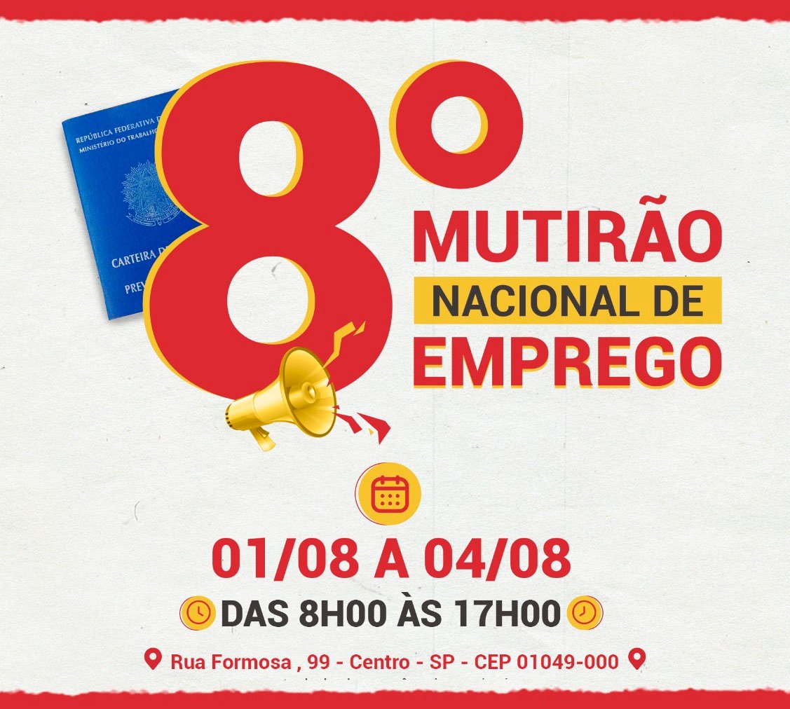 Evento terá 100 empresas e 10 mil empregos