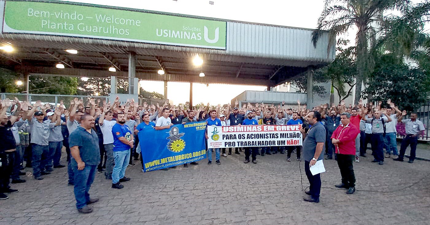 Greve na Usiminas-Guarulhos termina com vitória