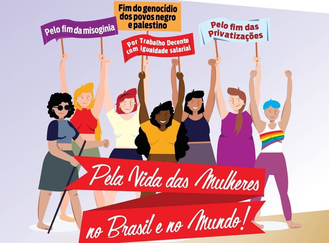 Sinpro ABC participa de atos ao Dia da Mulher