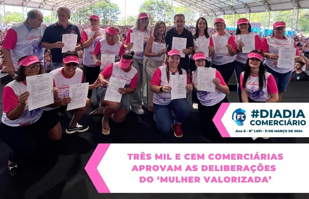 Comerciárias aprovam deliberações no “Mulher Valorizada…”