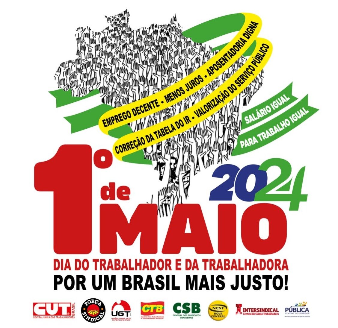 Ato no Brás, em São Paulo, lançará 1º de Maio 2024