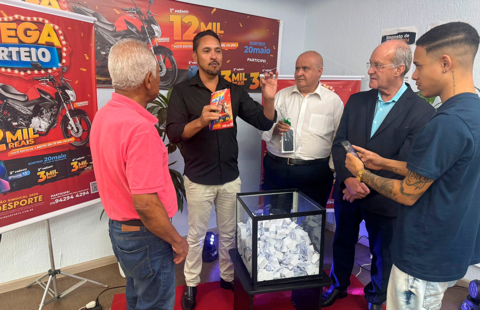 Sindesporte divulga ganhadores de mega sorteio