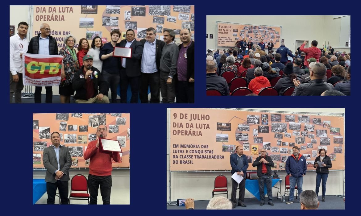 Dia da Luta Operária foi forte, concorrida e com homenagens