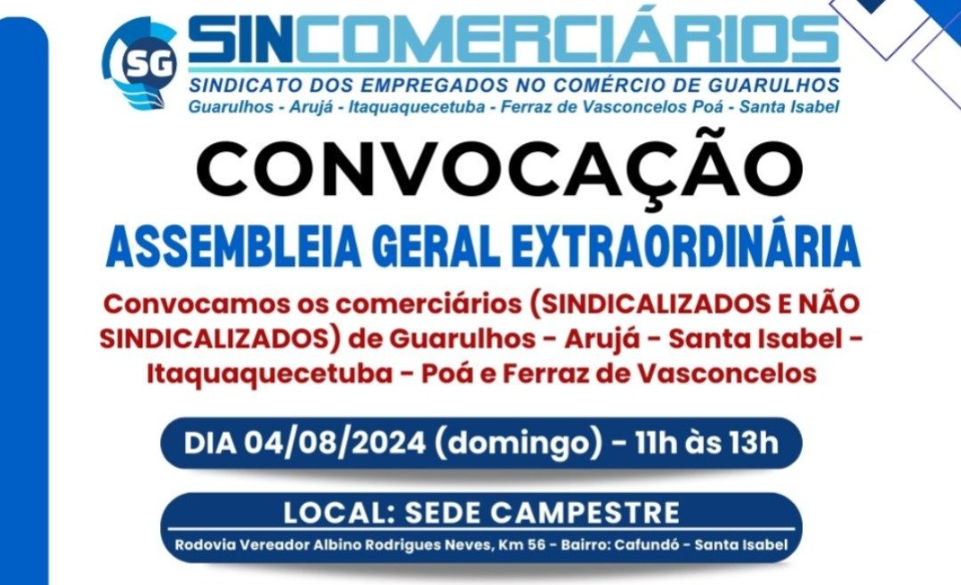 Comerciários convocam base para discutir Campanha