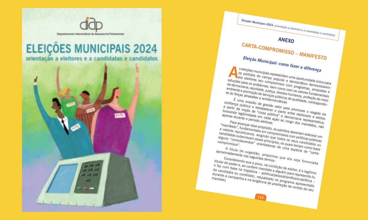 Diap lança Cartilha atualizada sobre as eleições