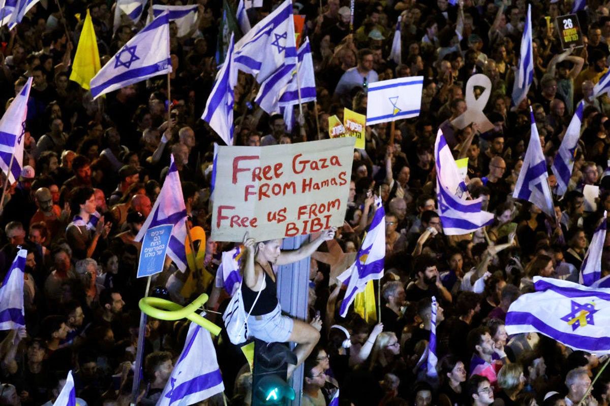 Greve geral contra governo de Netanyahu para Israel