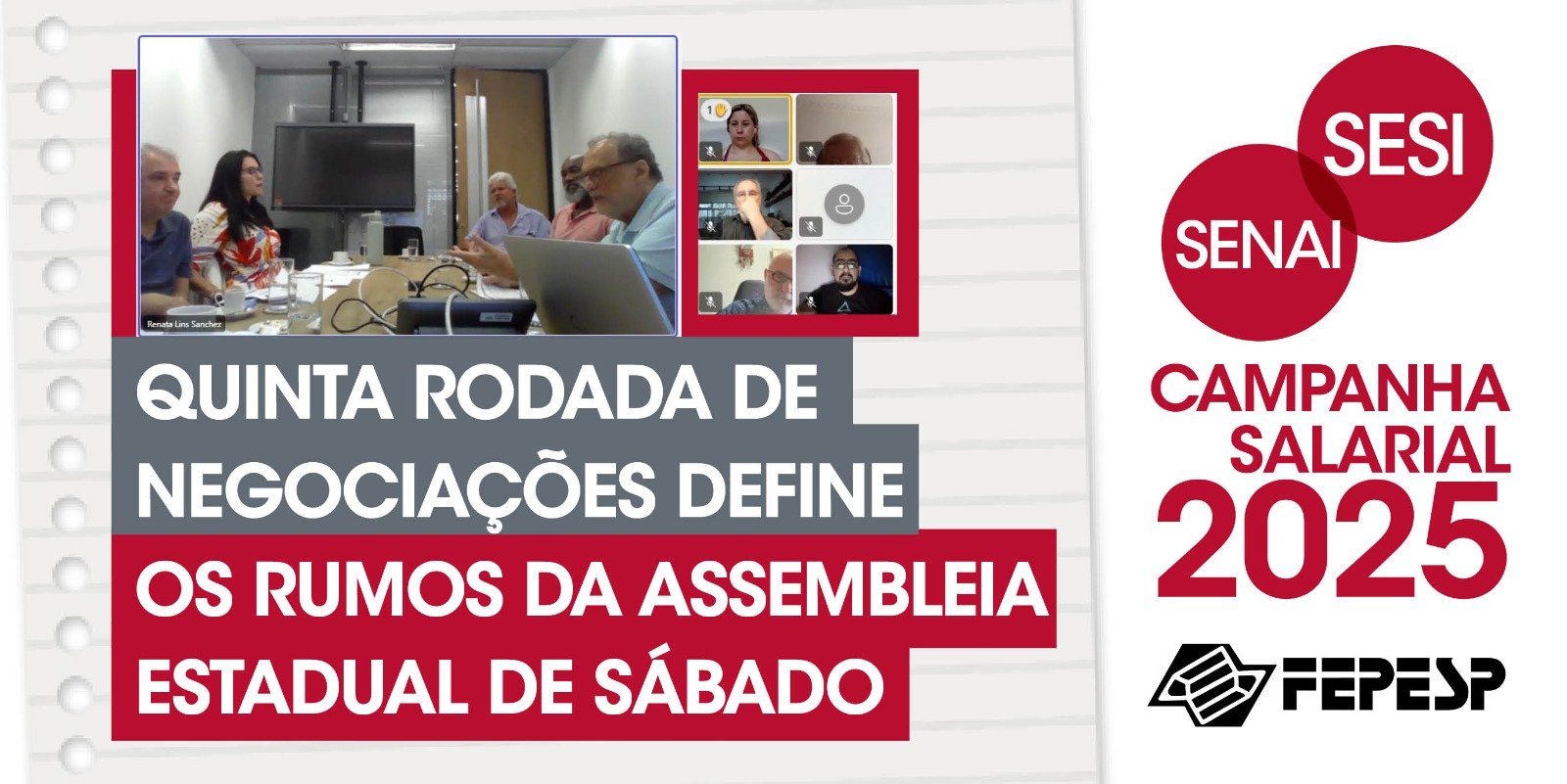 Professores convocam assembleia do Sesi/Senai