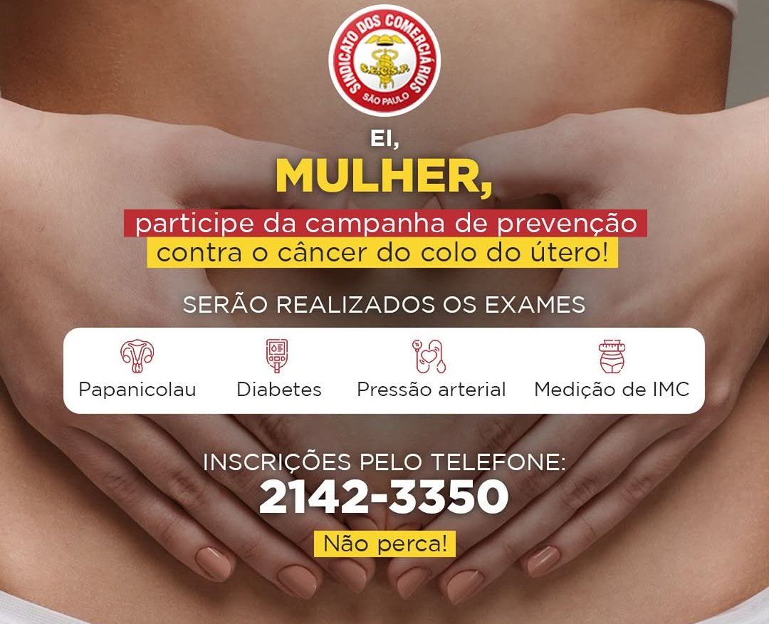 Comerciárias de SP fazem de graça o Papanicolau