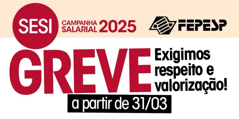 Docentes do Sesi devem começar greve segunda