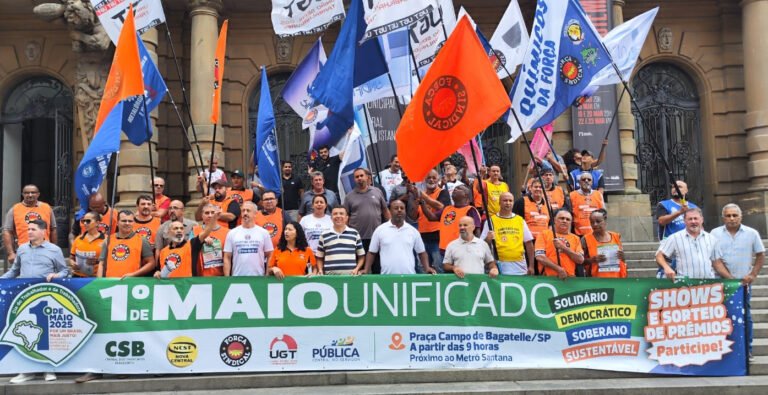 Juruna valoriza a unidade no 1º de Maio