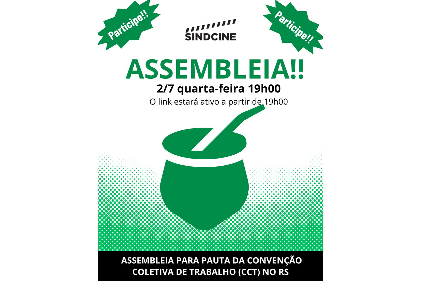 Sindcine mobiliza no RS