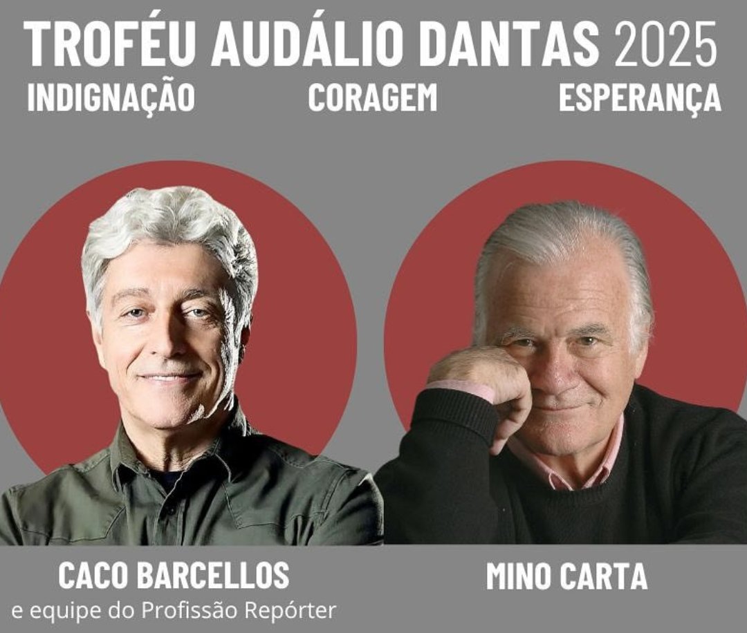 Troféu Audálio Dantas será entregue na sexta