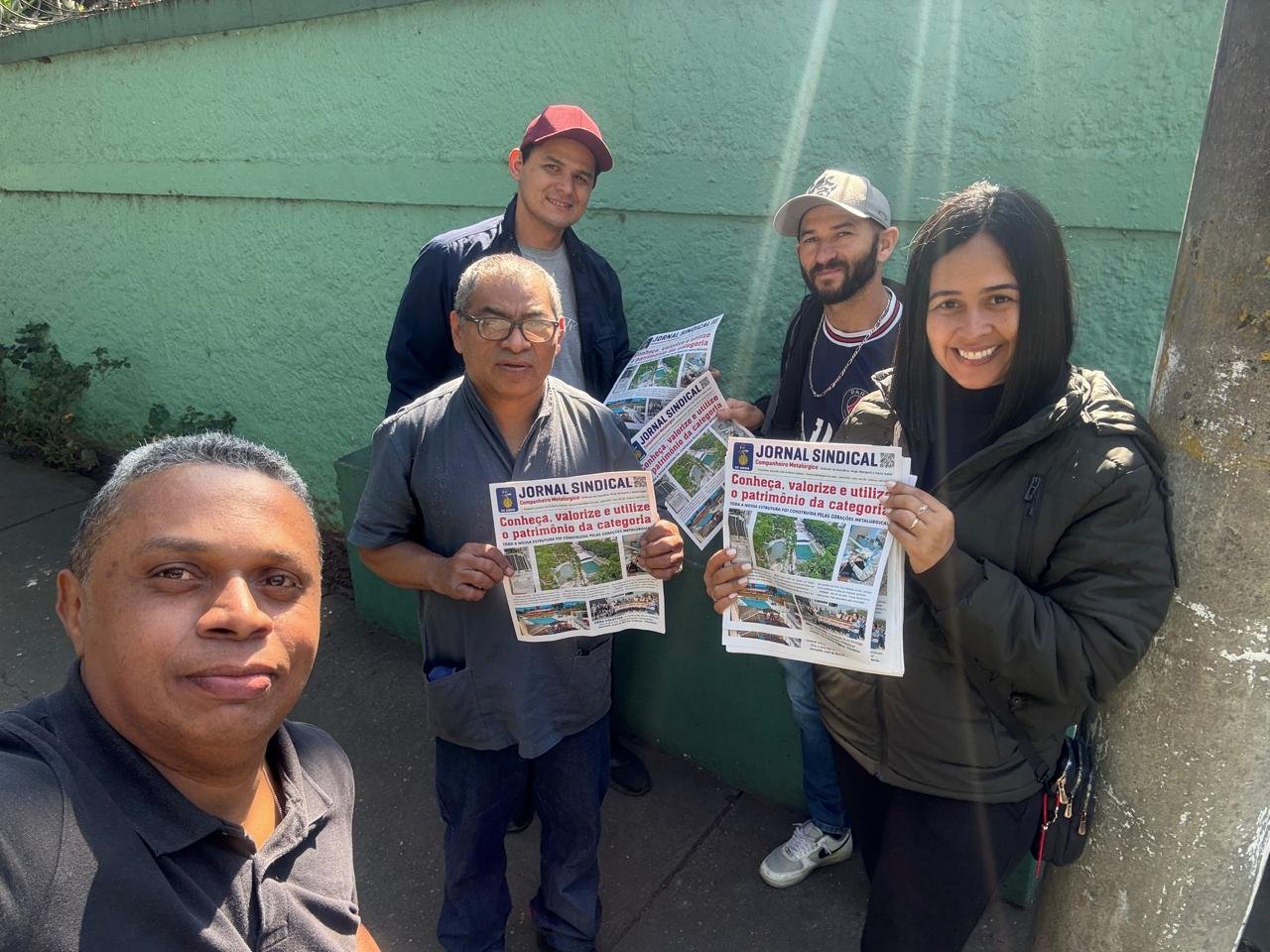 Jornal Sindical chega à base metalúrgica