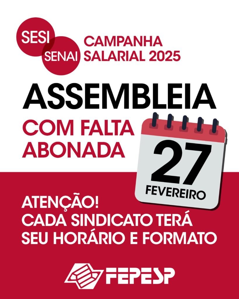 Capa do Repórter Sindical, edição 4.334: Professores do Sesi/Senai fazem assembleias em todo o Estado